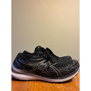 Asics Gel-Kayano 29 Black White Running Shoes 1012B297 Mens 7.5 Wide Sneaker